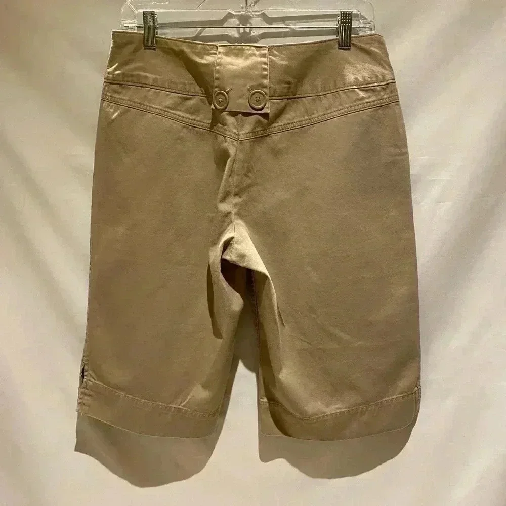 Victoria's Secret Moda International Tan Bermuda Shorts, 10 - Picture 2 of 7